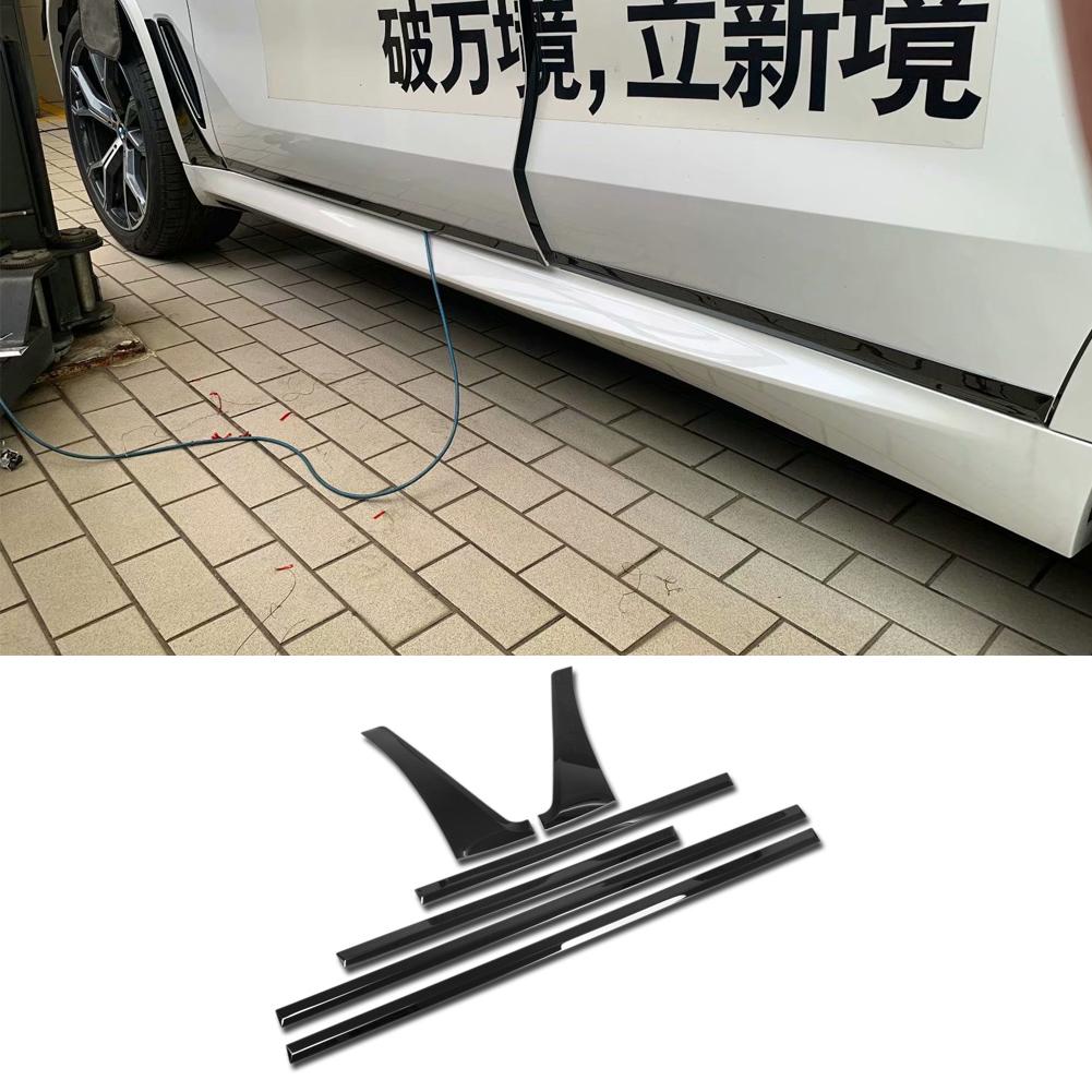 Fit for BMW 2019 2020 2021 New X5 G05 Chrome Body Side Door Molding Trim Cover Stainless Steel