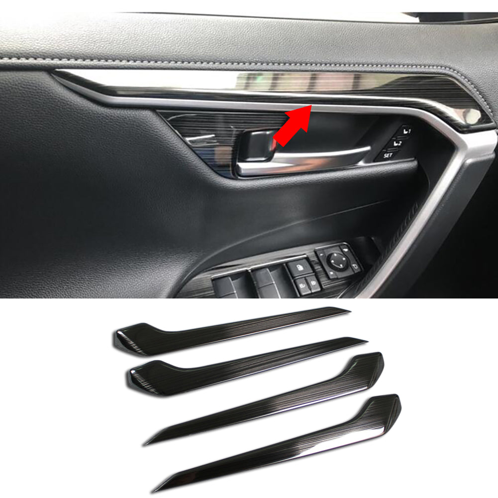 Fit for Toyota New RAV4 2019 2020 2021 2022 Interior Door Panel Armrest Cover Trims