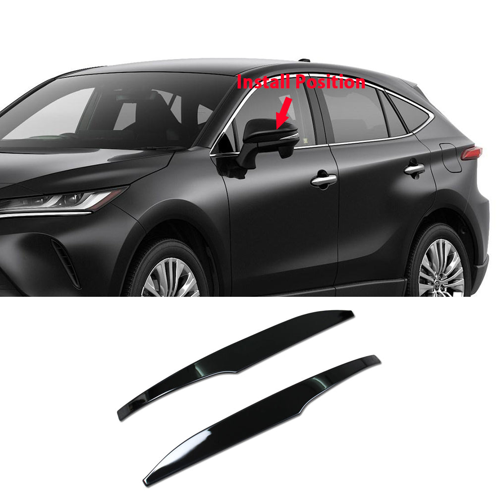 Fit For Toyota VENZA 2021 Rear View Mirror Side Molding Cover Trims