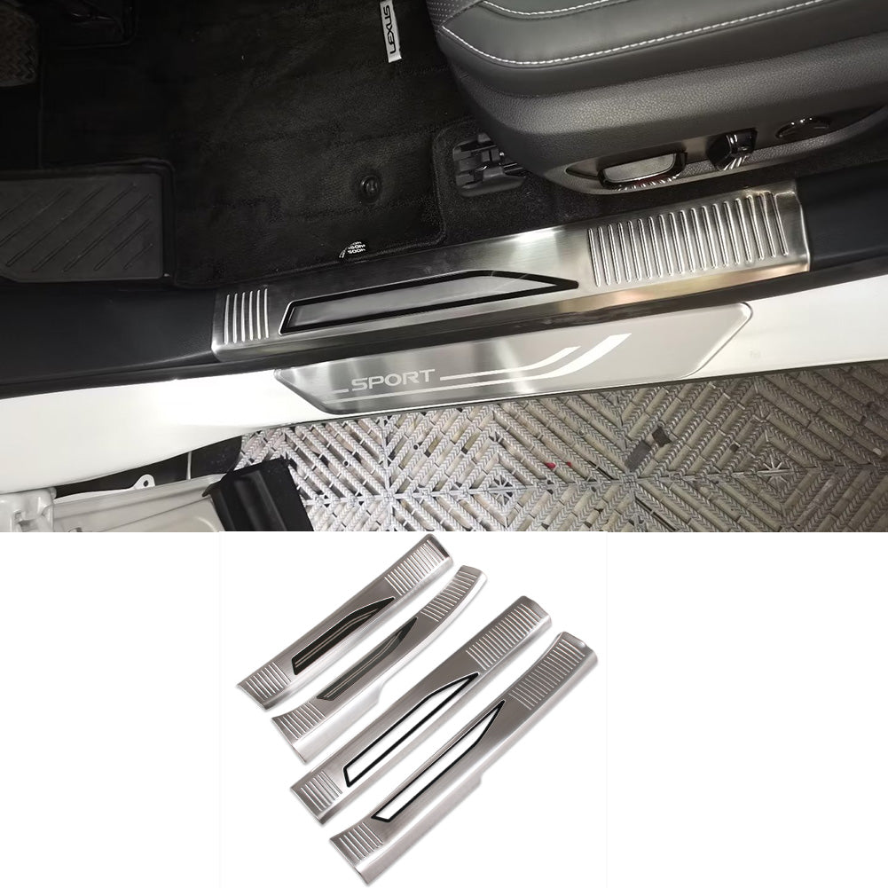 Lexus New RX RX350 RX350h RX500h F Sport 2023 Inside Door Sill Scuff Plate Guard Cover Trims