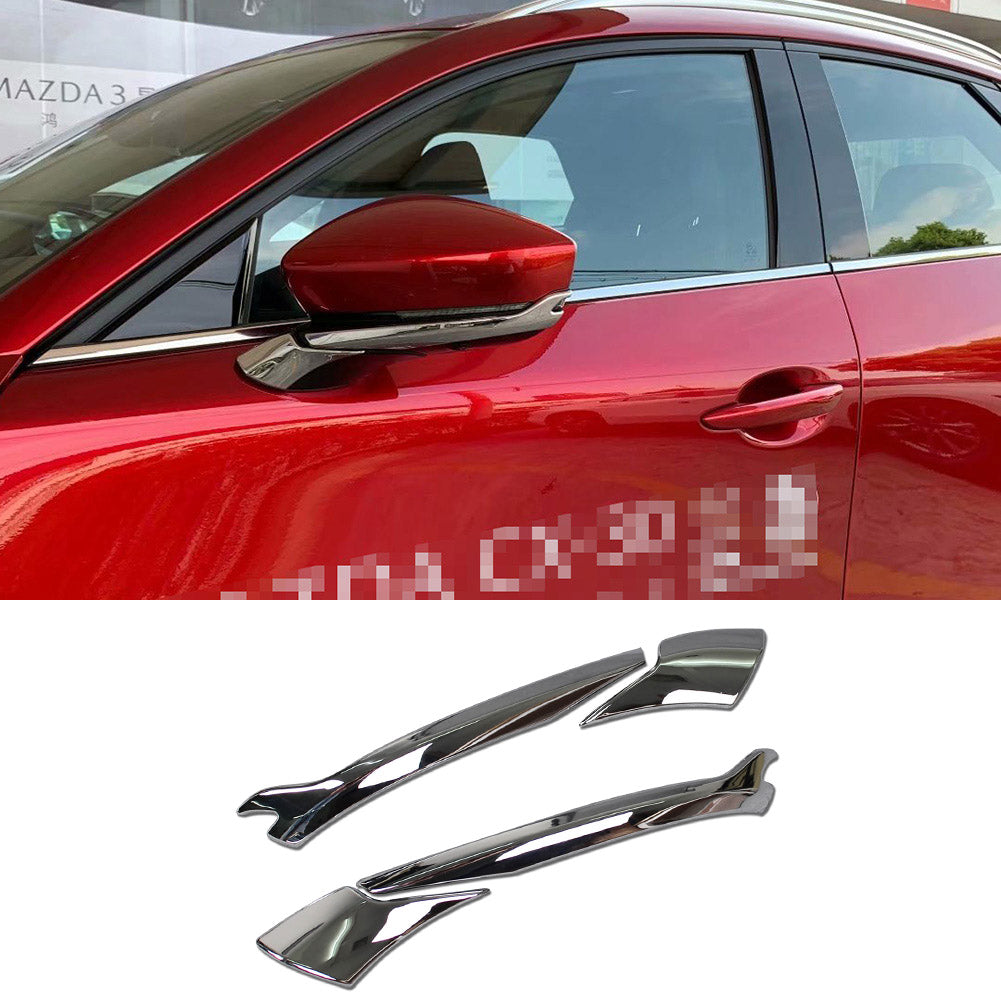 Fit for Mazda CX-30 CX30 2020 2021 2022 Chrome Rear view Mirror Side Molding Cover Trims