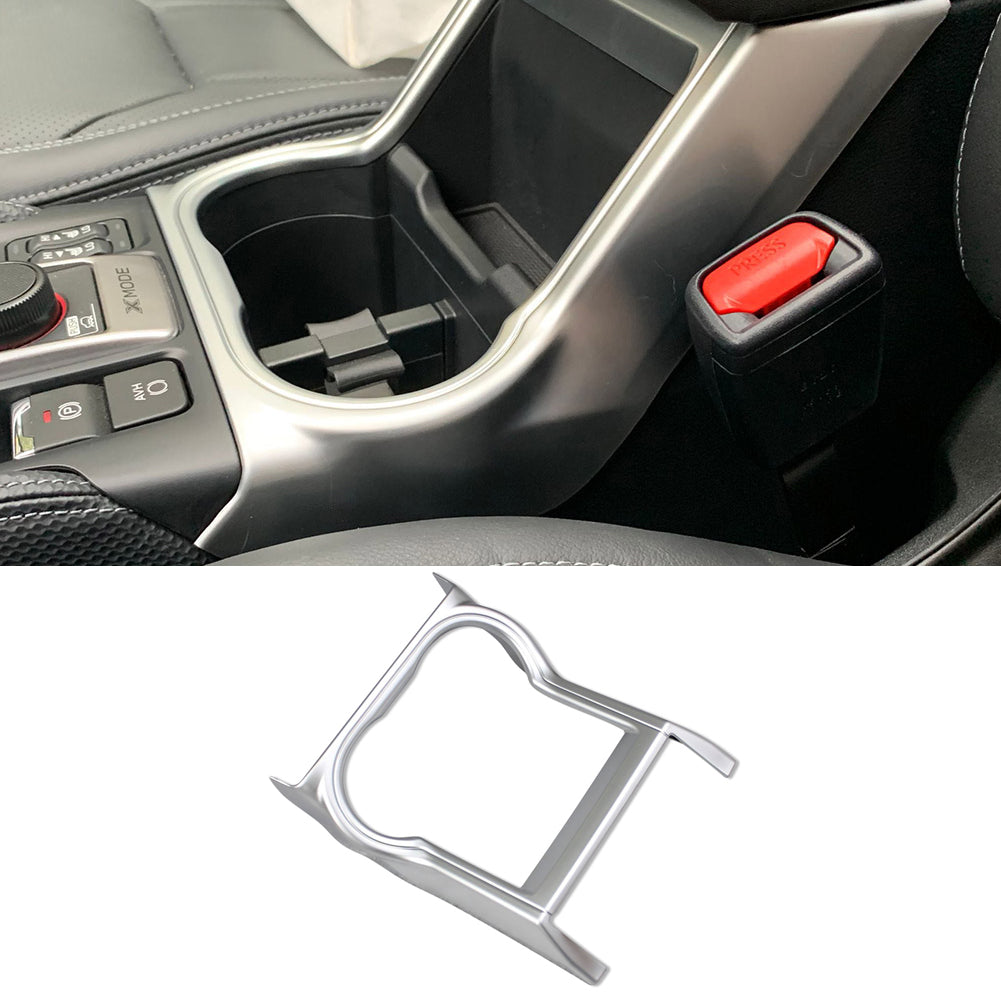 Fit for Subaru Forester 2019 2020 2021 2022 Front Console Cup Holder Trim ABS