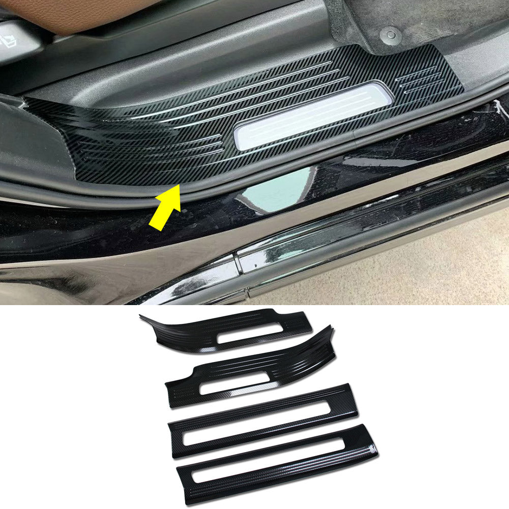 Fit for Volvo XC90 2016 2017 2018 2019 2020 2021 Inside Door Sill Plate Cover Trims