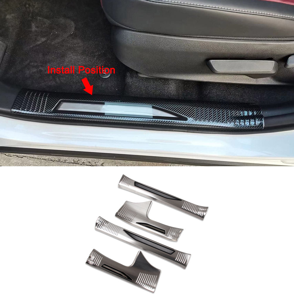 Fit for Lexus New NX 250/350/350 F Sport 2022 2023 2024 Inside Door Sill Scuff Plate Guard Cover Trim