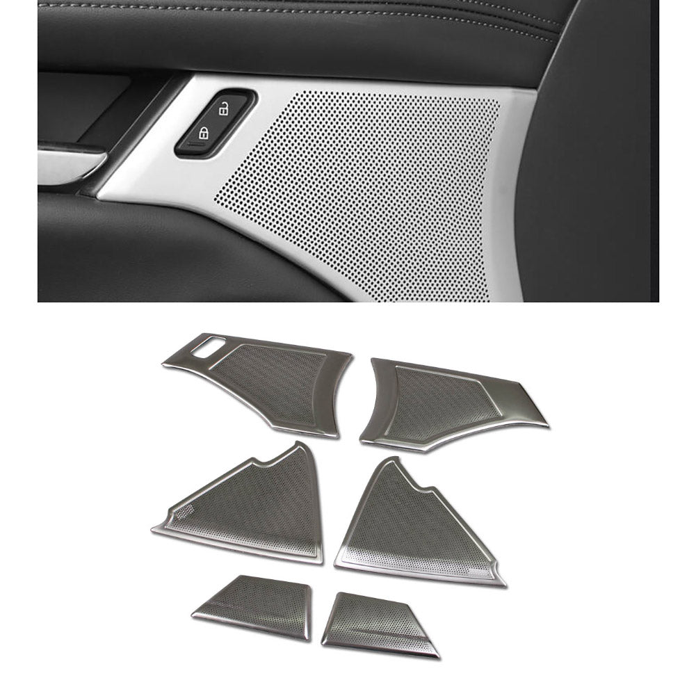 Fit for 2019 2020 2021 2022 Mazda 3 Axela Door Speaker Sound Panel Cover Trims Stainless Steel