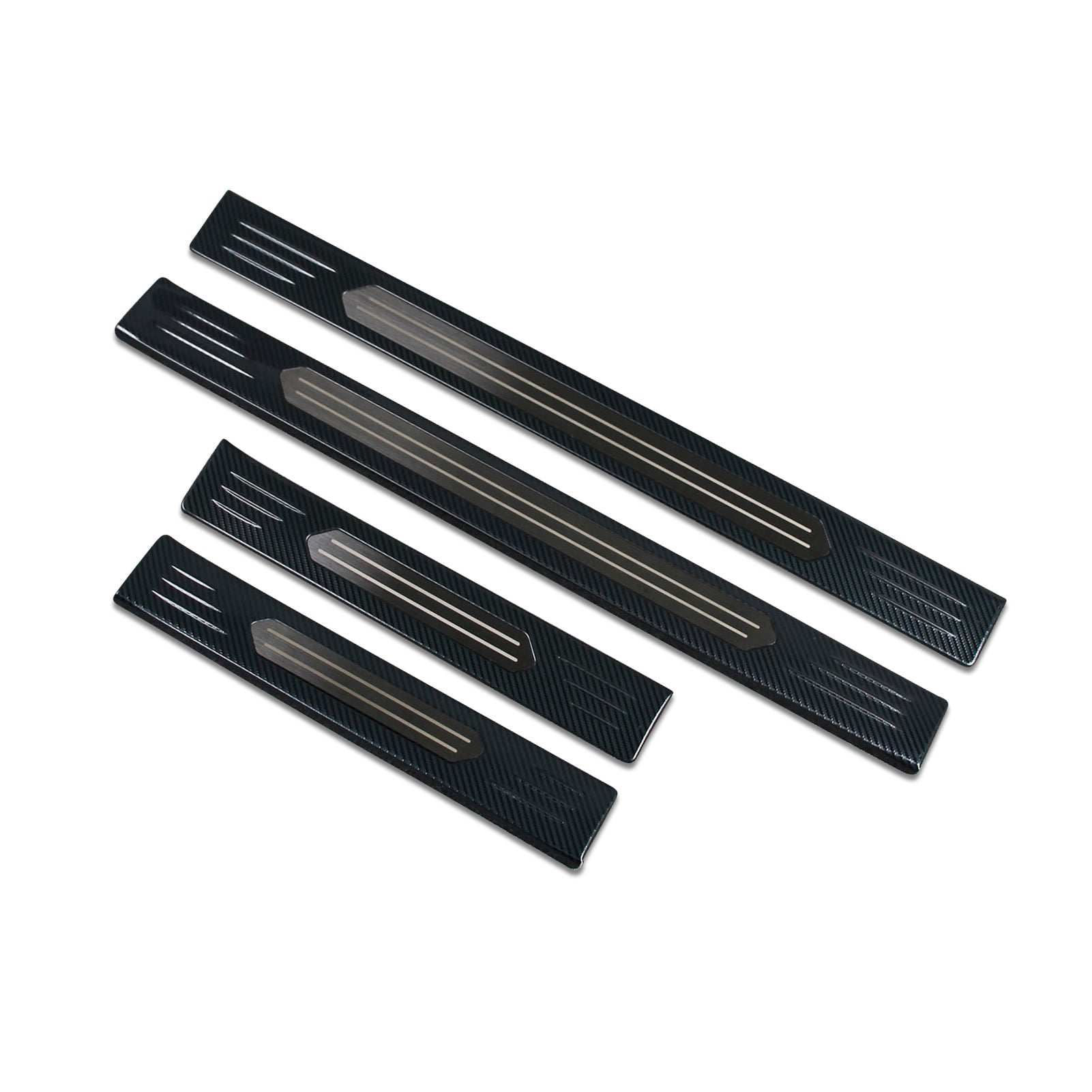 Fit for Nissan Rogue 2021 2022 Door Sill Scuff Plate Guard Cover Trims Stainless Steel