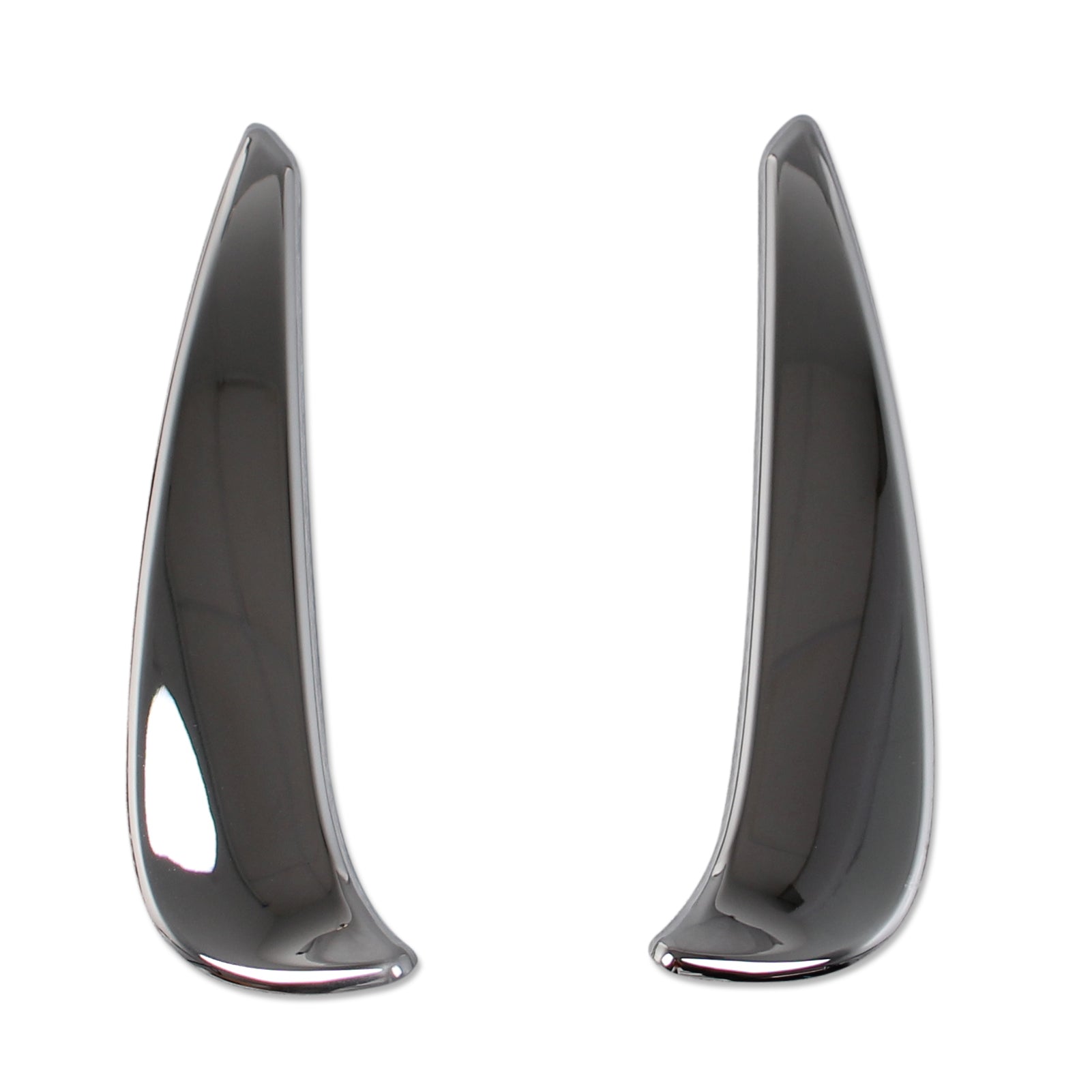 Fit For Mercedes-Benz 2022 2023 All New C-Class C300 C200 C220d AMG Front Corner Mesh Grill Molding Cover Trim Chrome