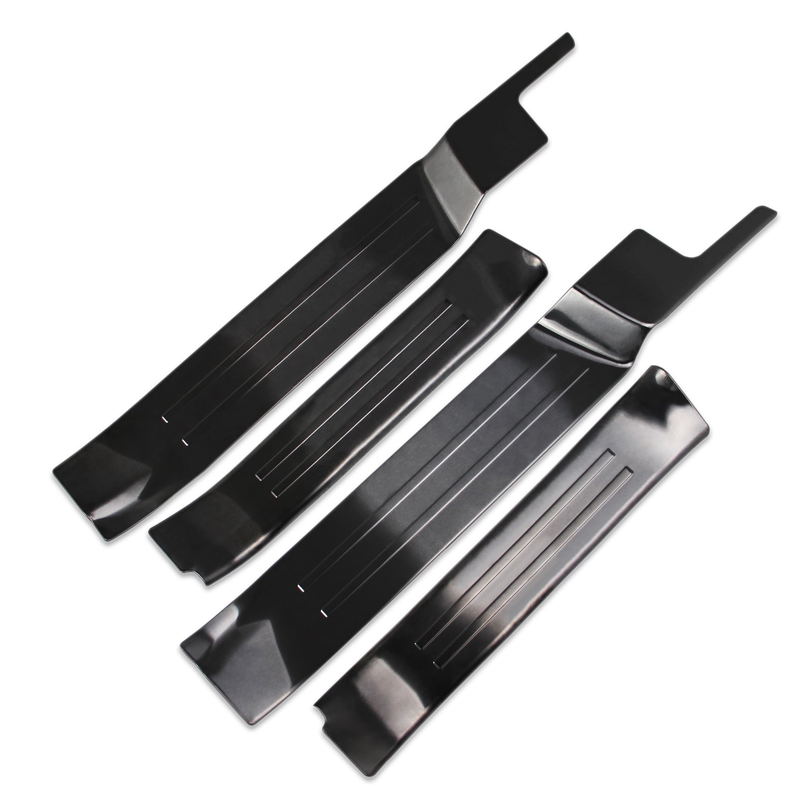 Fit for Toyota 2021 2022 Sienna Inside Door Sill Scuff Plate Guard Cover Trims Stainless Steel