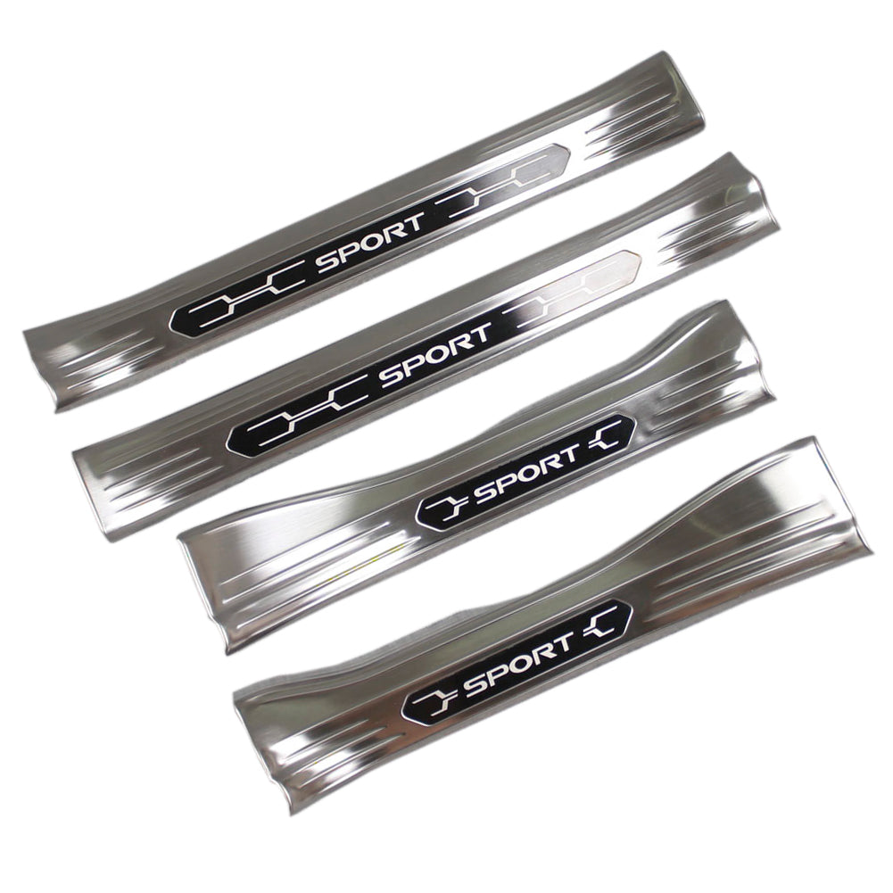 Fit for Toyota New RAV4 2019 2020 2021 2022 Inside Door Sill Scuff Plate Guard Cover Trims Stainless Steel