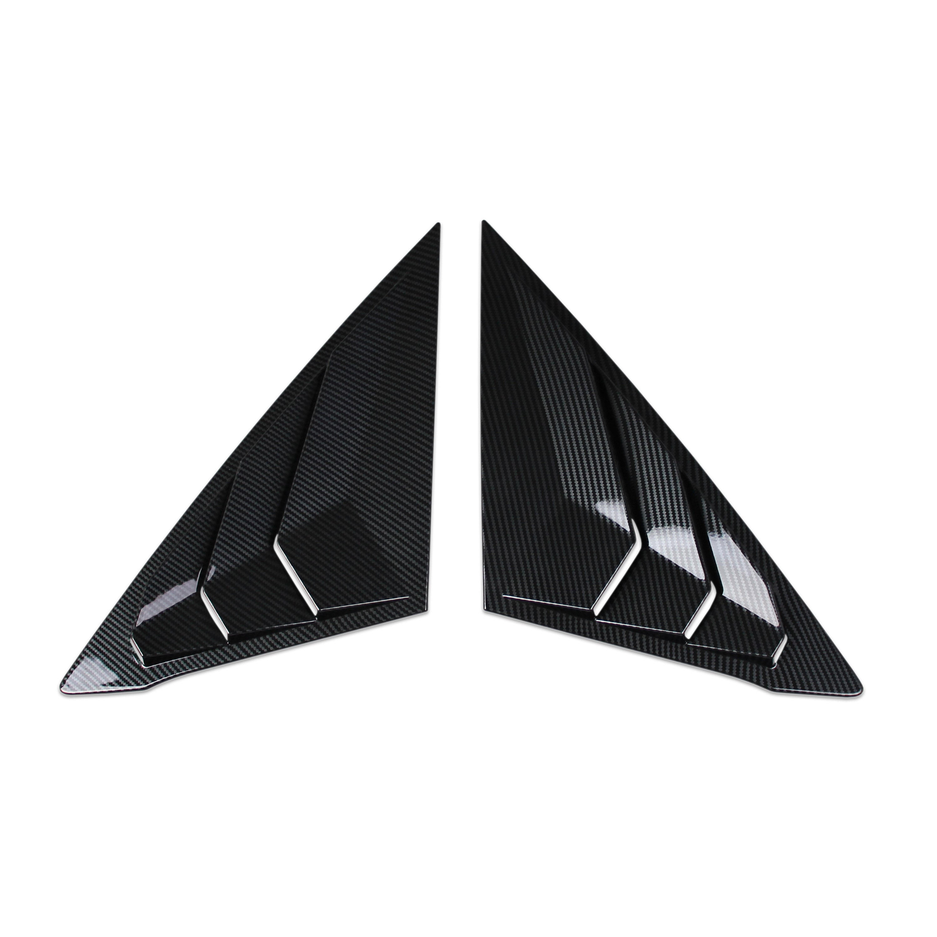 For Honda New Civic 2022 Rear Triangle Blind Window Dachspoiler Cover Trim