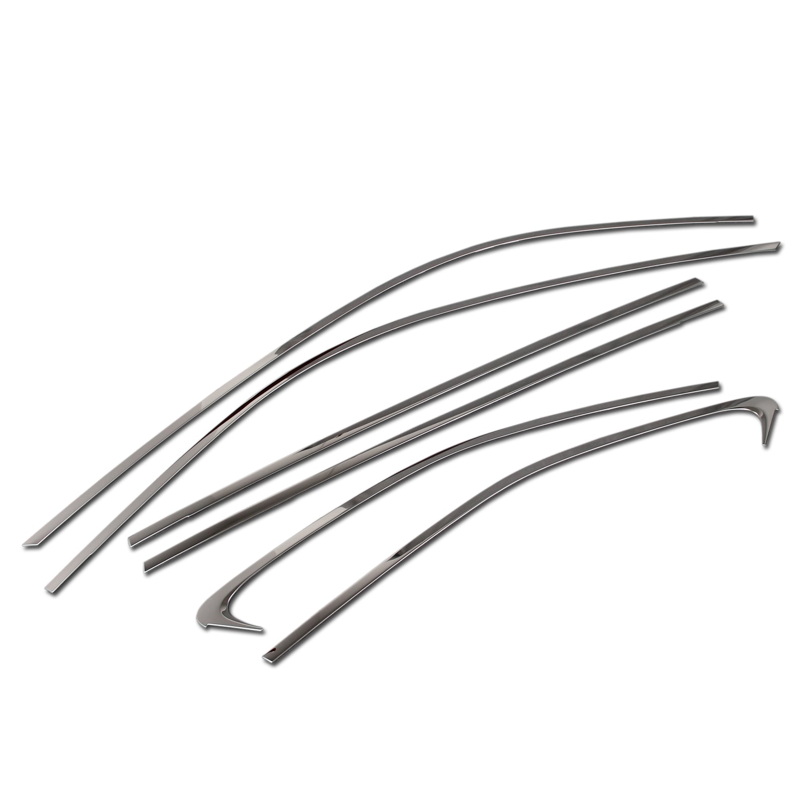 Fit for Toyota New Highlander 2020 2021 2022 Upper Windows Frame Sill Molding Cover Trims Stainless Steel