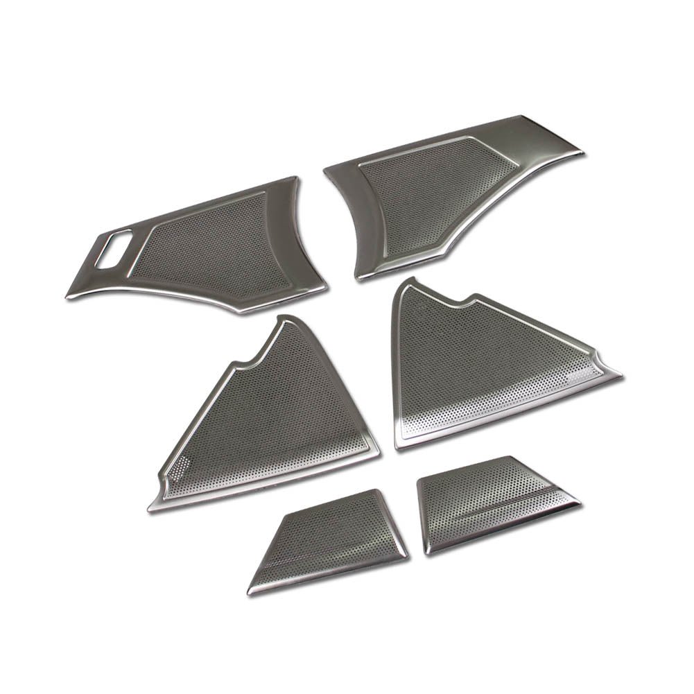 Fit for 2019 2020 2021 2022 Mazda 3 Axela Door Speaker Sound Panel Cover Trims Stainless Steel