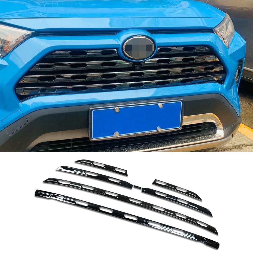 Fit for Toyota New RAV4 2019 2020 2021 2022 LE/XLE/XSE/Limited Model Front Grill Grille Cover Trims - beautost