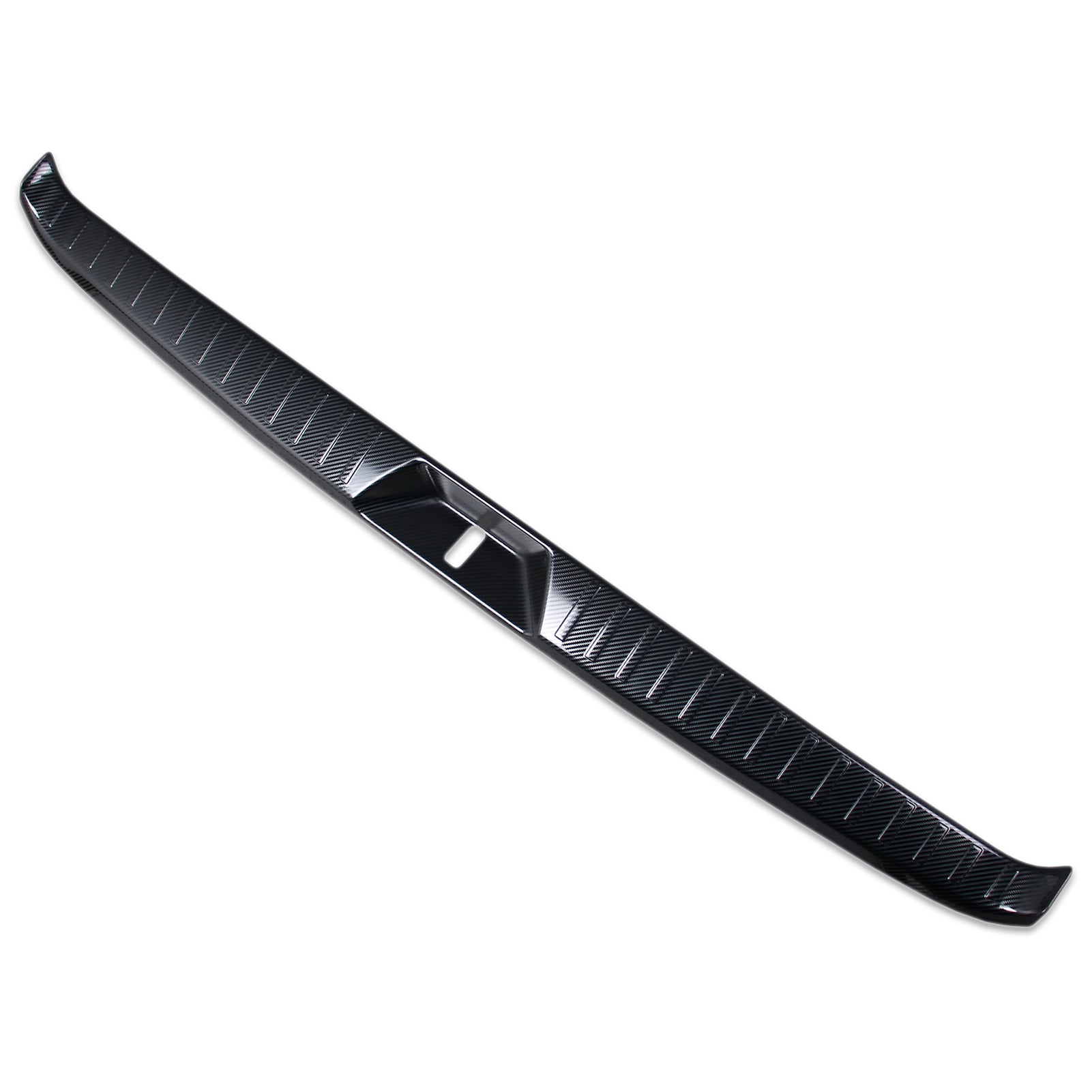 Fit for Toyota 2021 2022 Sienna Rear Inside Bumper Sill Plate Guard Cover Trim Stainless Steel (Black)