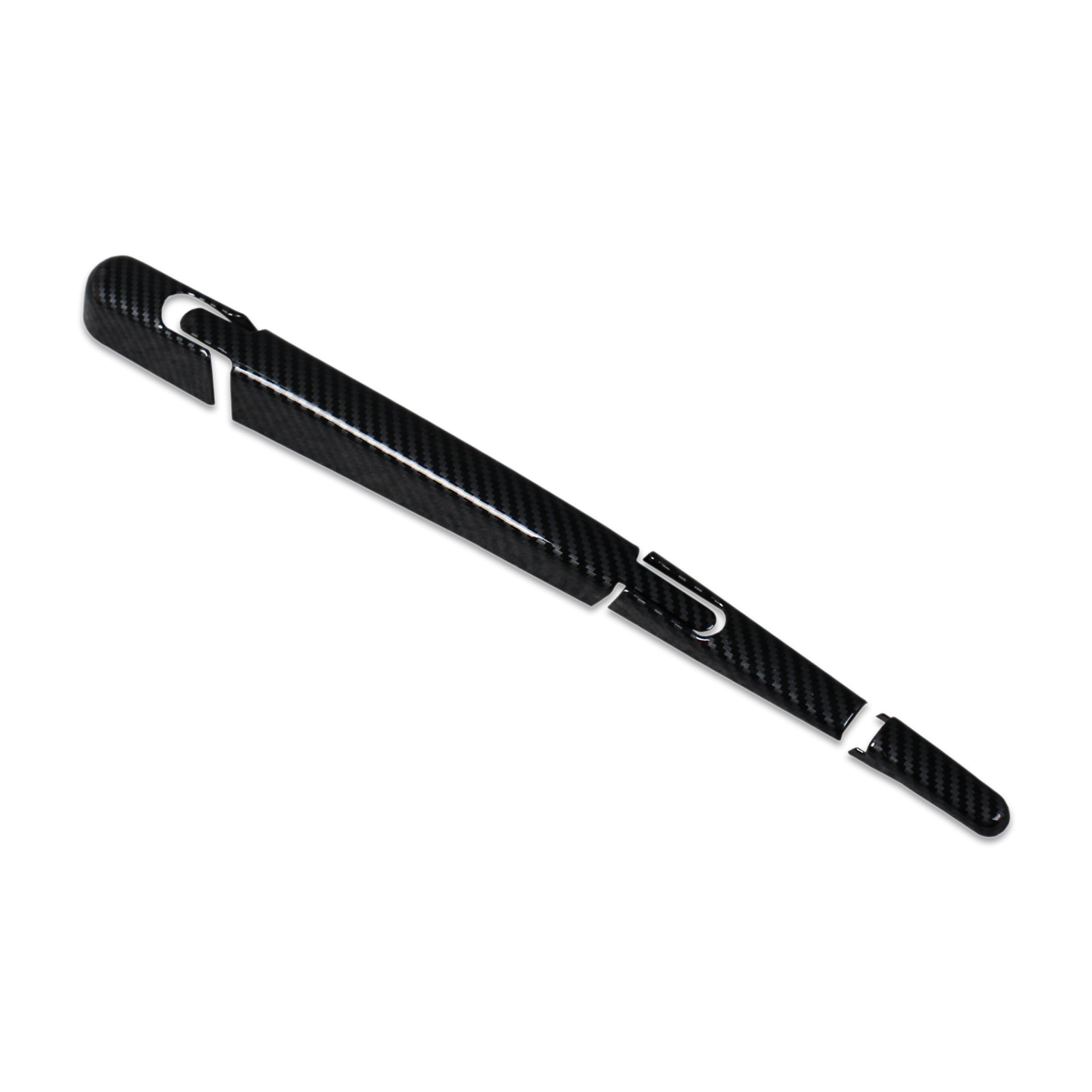 Fit for Toyota New Highlander 2020 2021 2022 Rear Back Window Wiper Cover Trims ABS Carbon Fiber Pattern