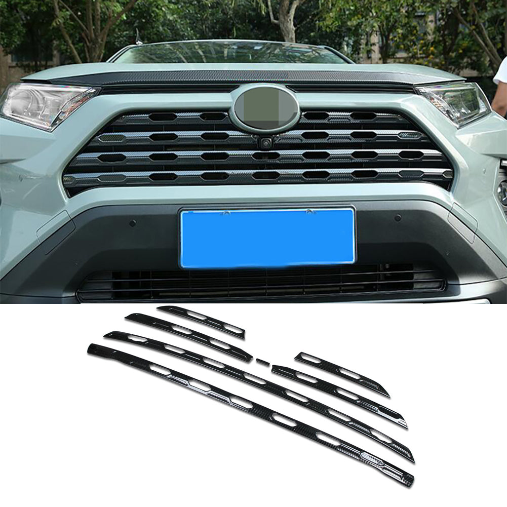 Fit for Toyota New RAV4 2019 2020 2021 LE/XLE/XSE/Limited Model Front Grill Grille Cover Trims