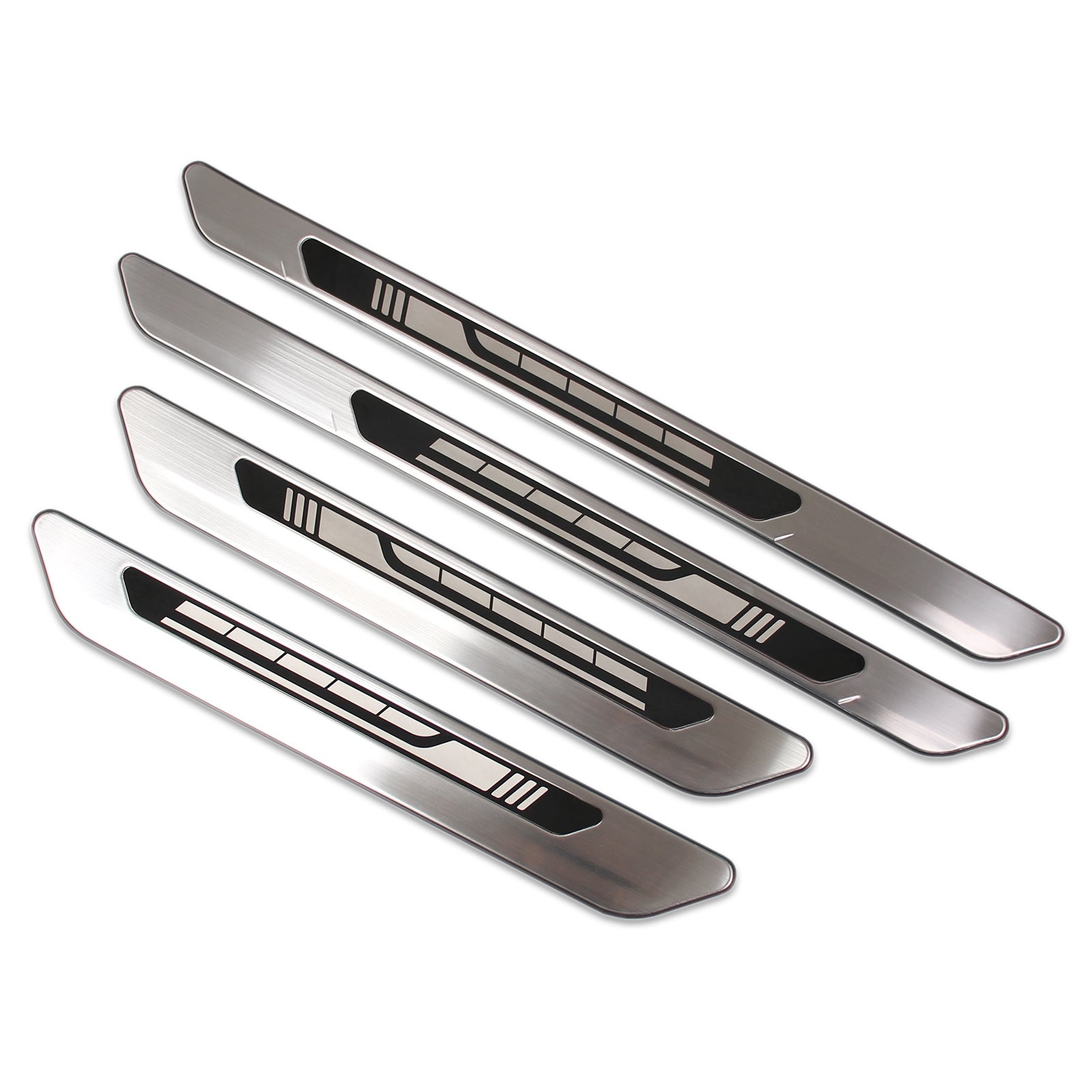 Fit for Toyota 2021 2022 Sienna Outside Door Sill Scuff Plate Guard Cover Trim Stainless Steel