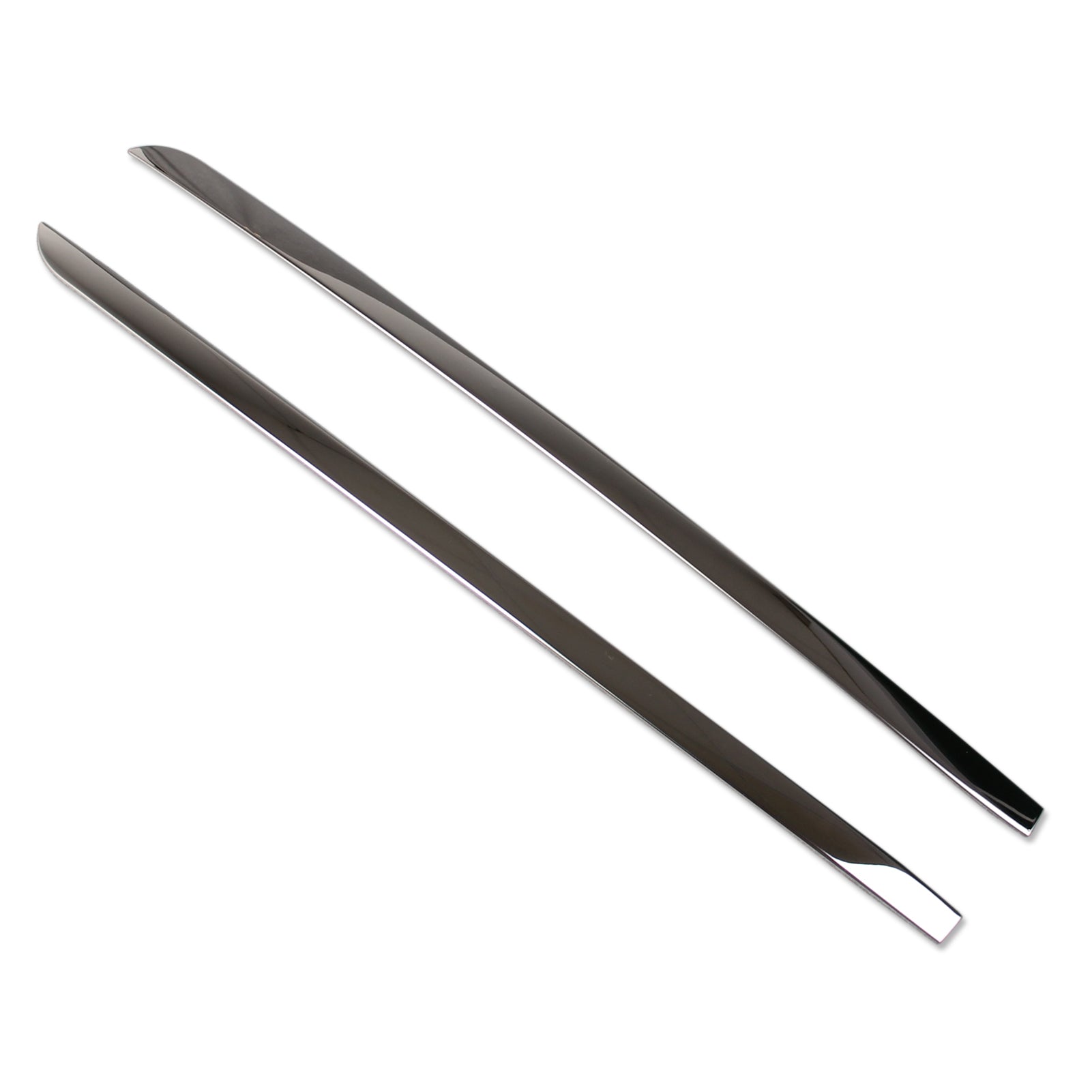 Fit for Toyota Highlander 2020 2021 2022 Windshield Side Beveled Window Cover Trim Stainless Steel