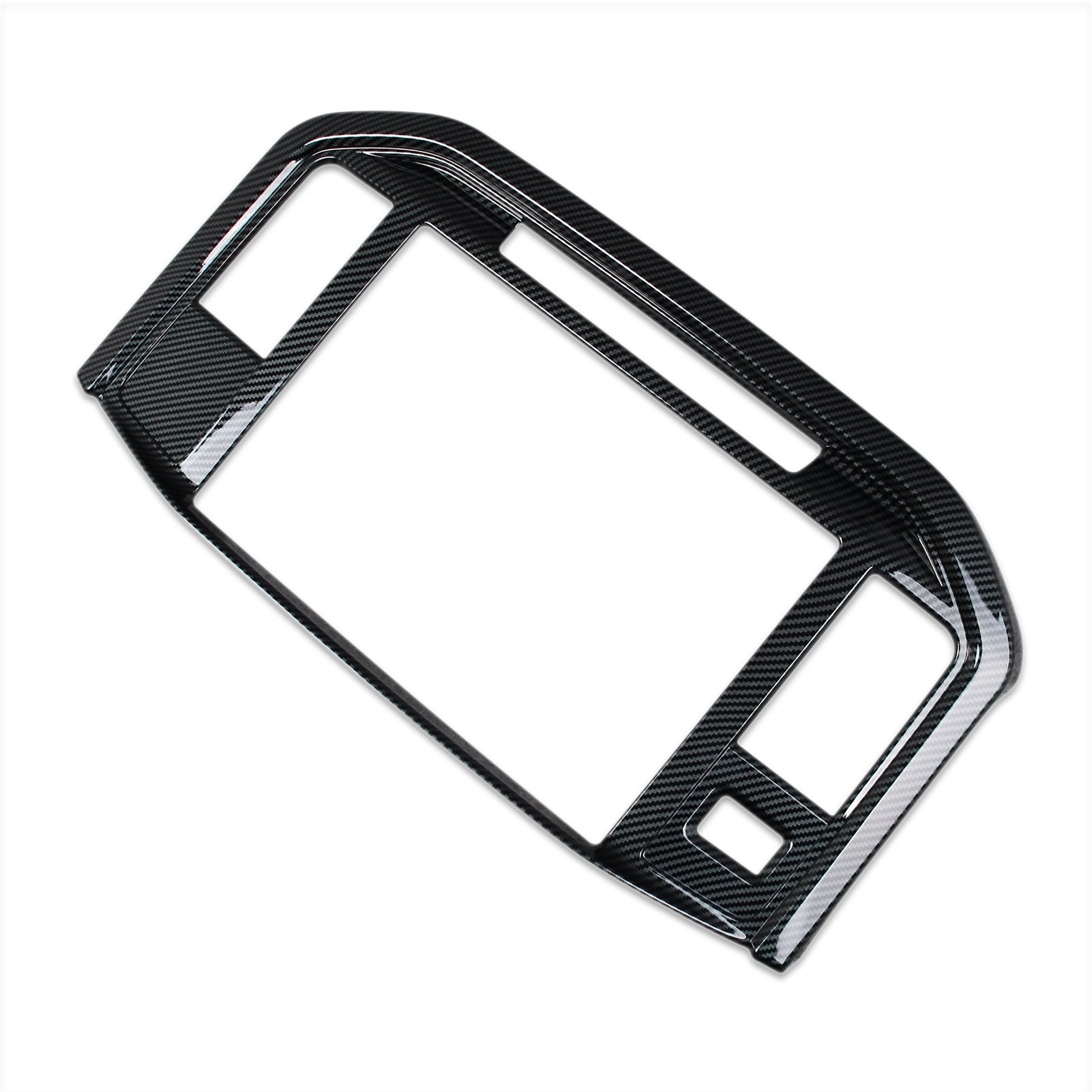 Fit for Ford F-150 2021 2022 2023 F150 Front Dashboard Panel Cover Trims Carbon Fiber Pattern (Navigation Panel Cover)