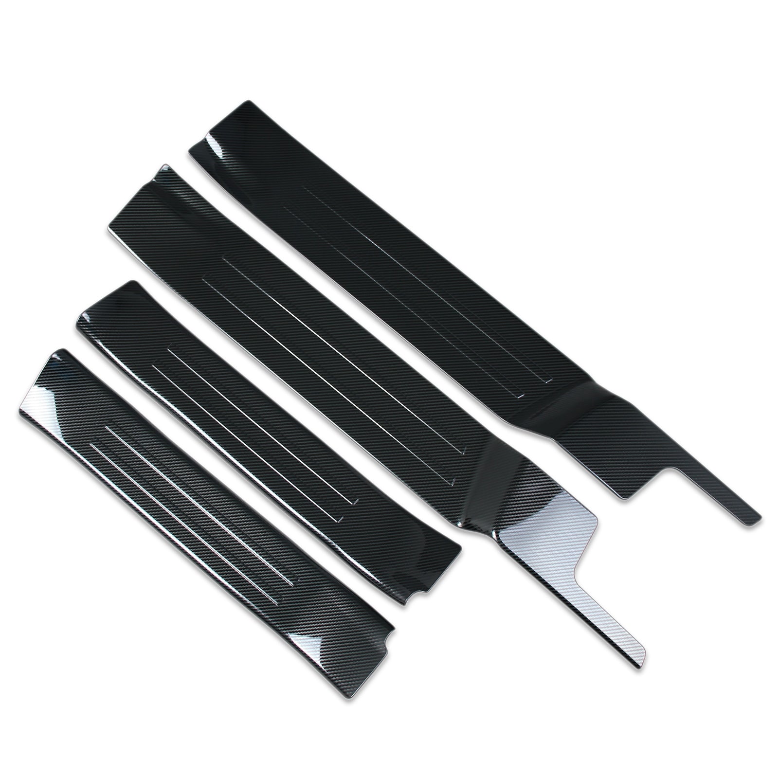 Fit for Toyota 2021 2022 Sienna Inside Door Sill Scuff Plate Guard Cover Trims Stainless Steel