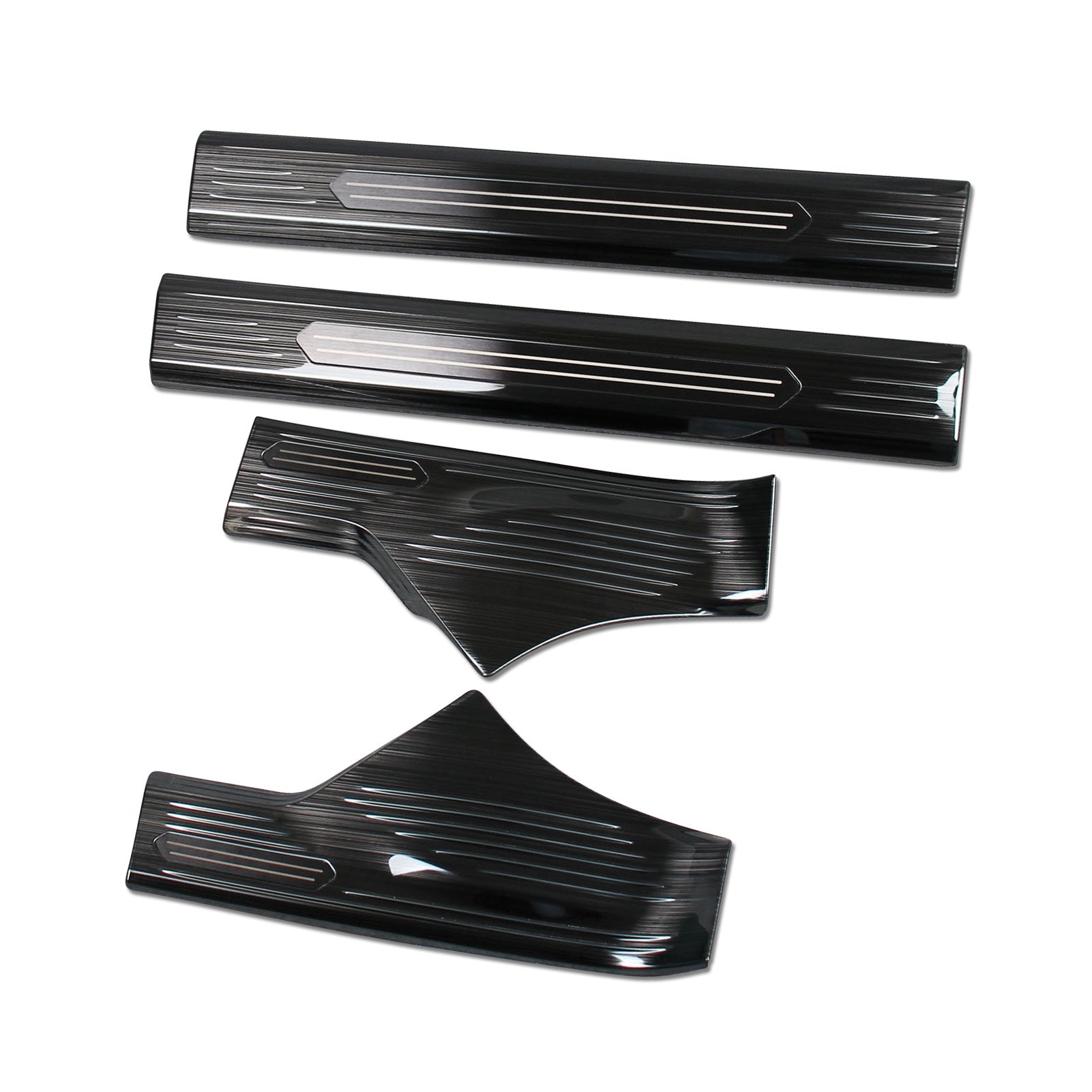 Fit for Nissan Rogue 2021 Door Sill Scuff Plate Guard Cover Trims Stainless Steel