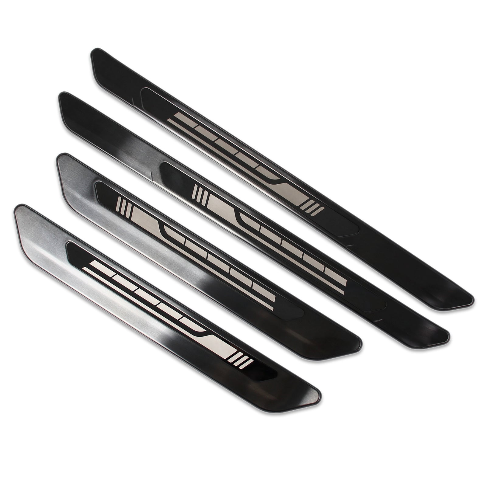 Fit for Toyota 2021 2022 Sienna Outside Door Sill Scuff Plate Guard Cover Trim Stainless Steel