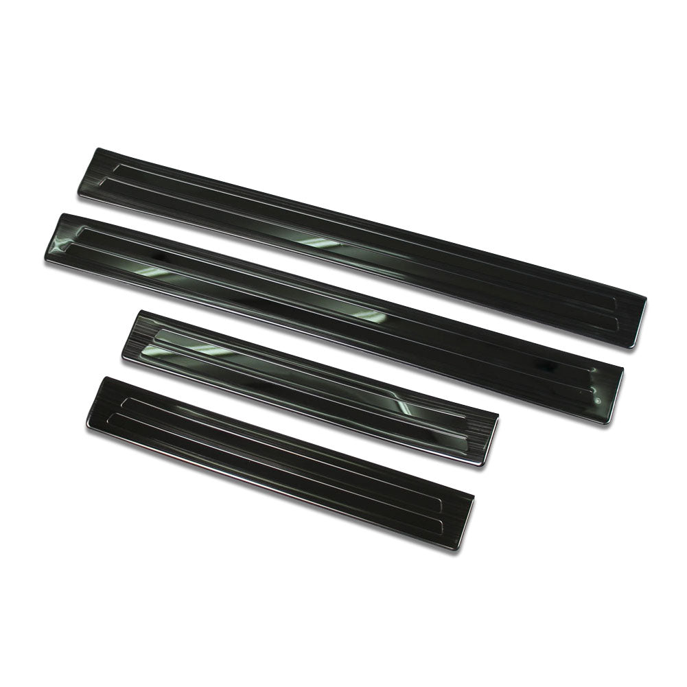 Fit for 2019 2020 2021 2022 Mazda 3 Axela Sedan Outside Door Sill Scuff Plate Guard Cover Trims Stainless Steel