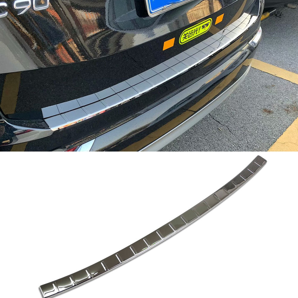 Fit for Volvo XC90 2016 2017 2018 2019 2020 2021 Rear Bumper Guard Plate Cover Trim Stainless Steel