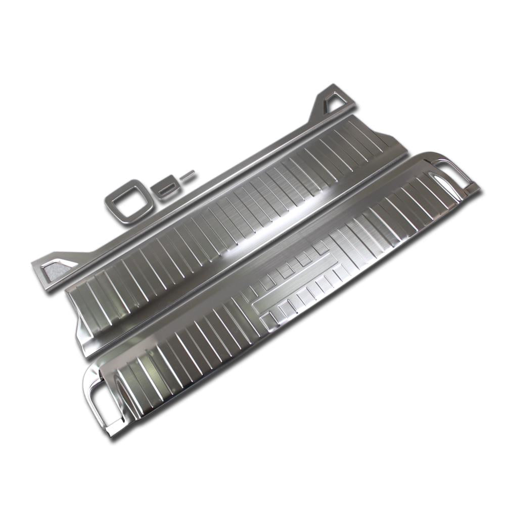 Fit for BMW 2019 2020 2021 New X5 G05 Rear Inside Bumper Sill Plate Guard Cover Trim Stainless Steel