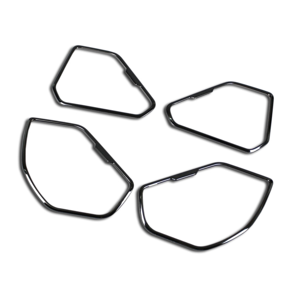 Fit for Toyota New RAV4 2019 2020 2021 Door Speaker Sound Panel Cover Trims Stainless Steel