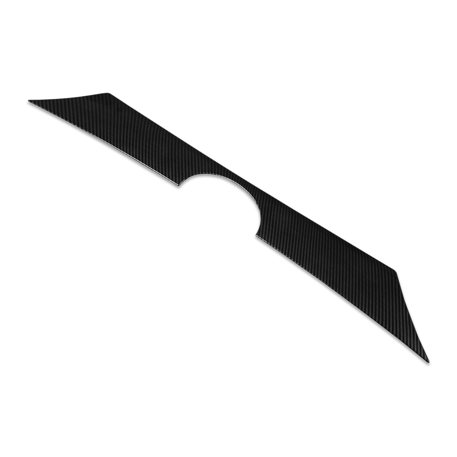 Fit For Toyota New Highlander 2020 2021 2022 2023 2024 Rear Trunk Lid Tail Gate Bottom Cover Trim Carbon Fiber Pattern