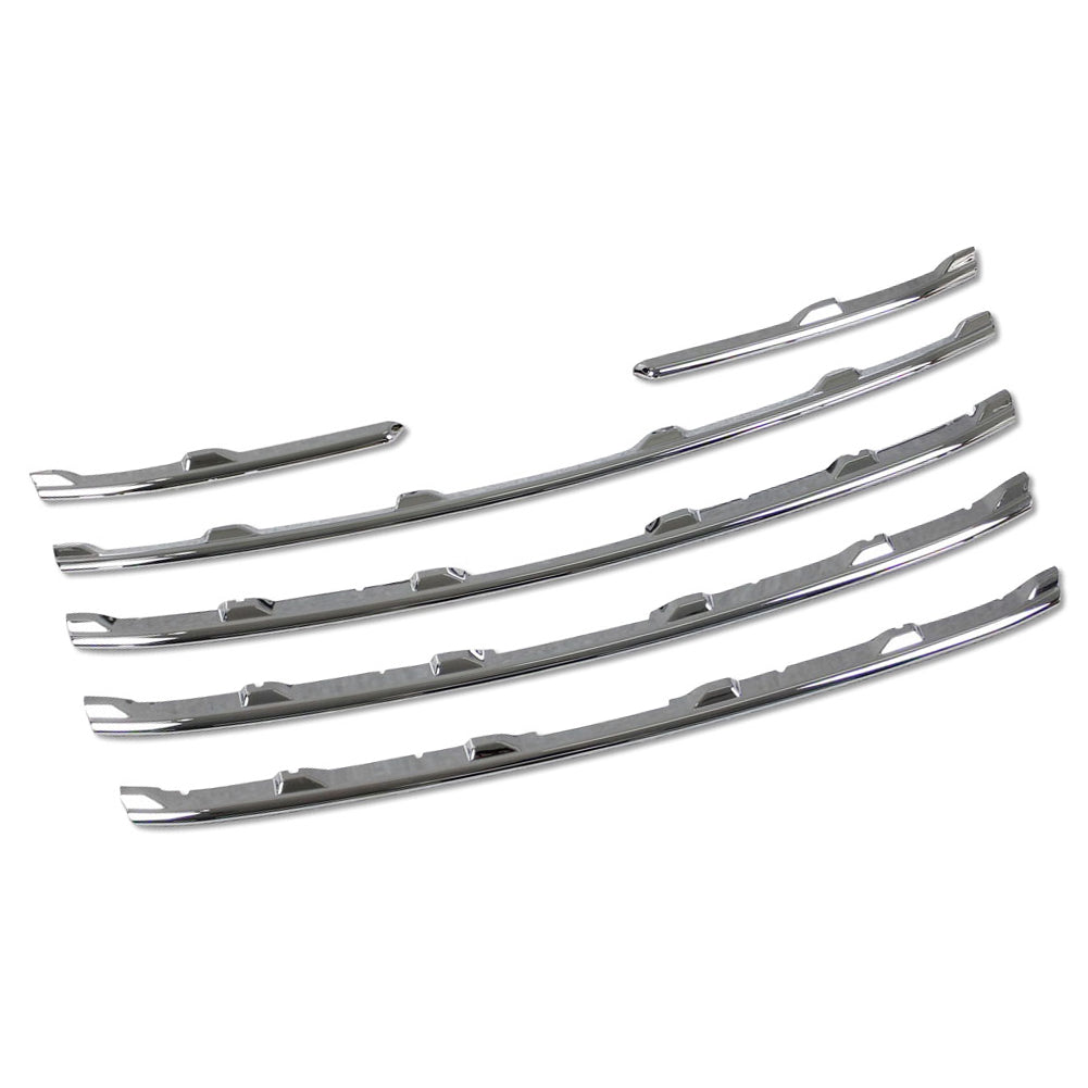 Fit for Subaru Forester 2019 2020 2021 Front Grill Grille Cover Trim Chrome