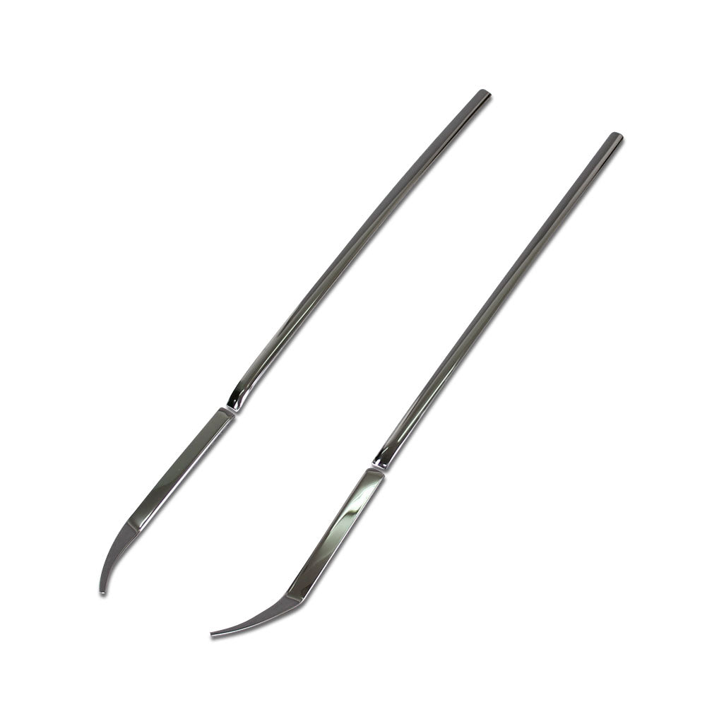 Fit for Toyota New RAV4 2019 2020 2021 2022 Windshield Side Beveled Window Cover Trim Stainless Steel