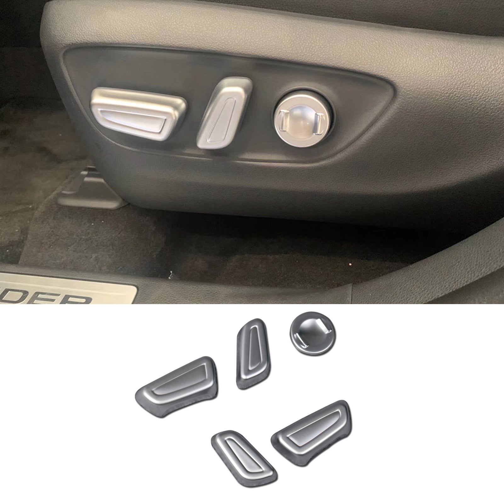 Fit for Toyota 2020 2021 2022 2023 New Highlander Door Seat Button Adjust Switch Cover Trim