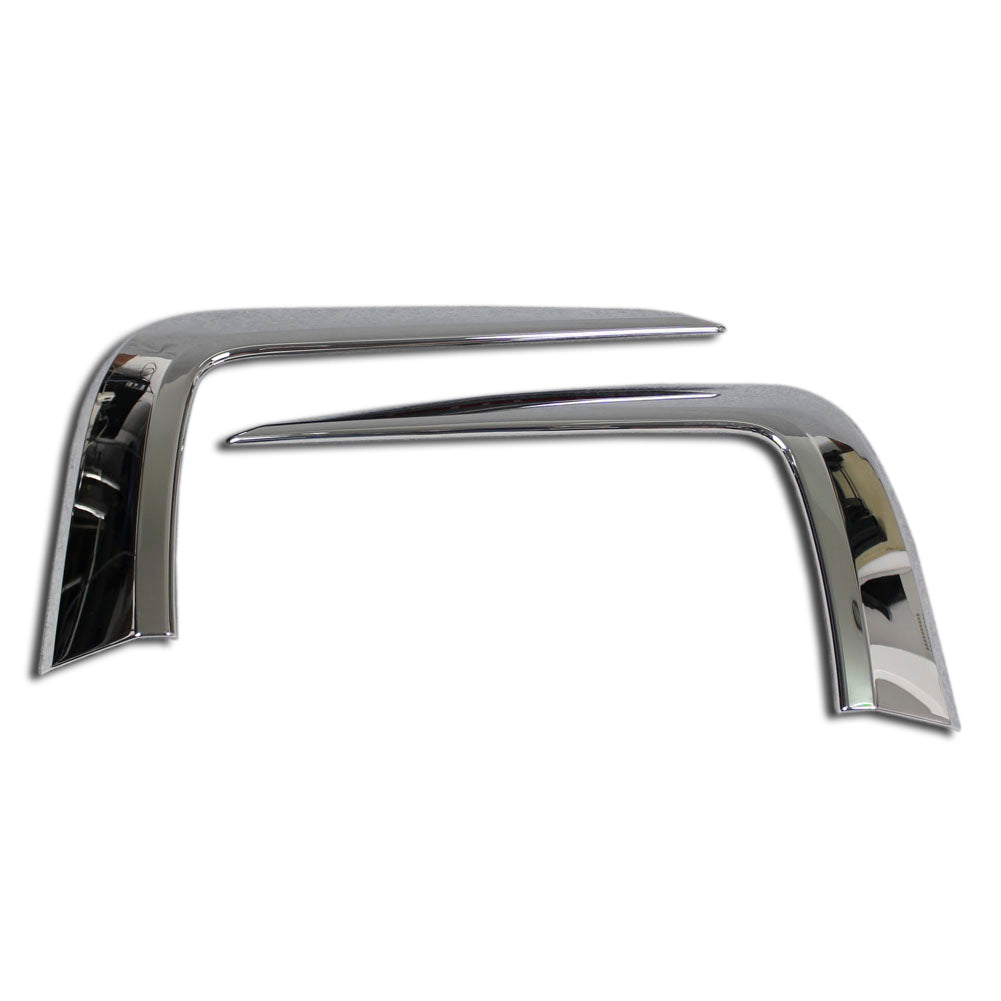 Fit for Honda Pilot 2019 2020 2021 Chrome Front Fog Light Lamp Cover Bezel Trims