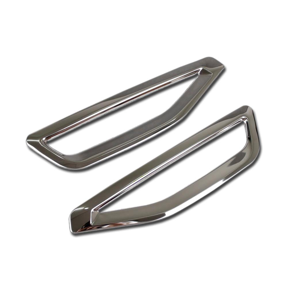 Fit for BMW 2019 2020 2021 New X5 G05 Front Side Fender Vents Air Outlet Cover Trims Stainless Steel