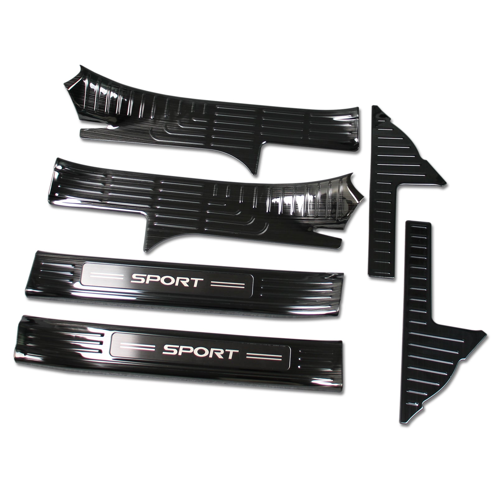 Fit for Toyota Highlander 2020 2021 2022 Inside Door Sill Scuff Plate Guard Cover Trims