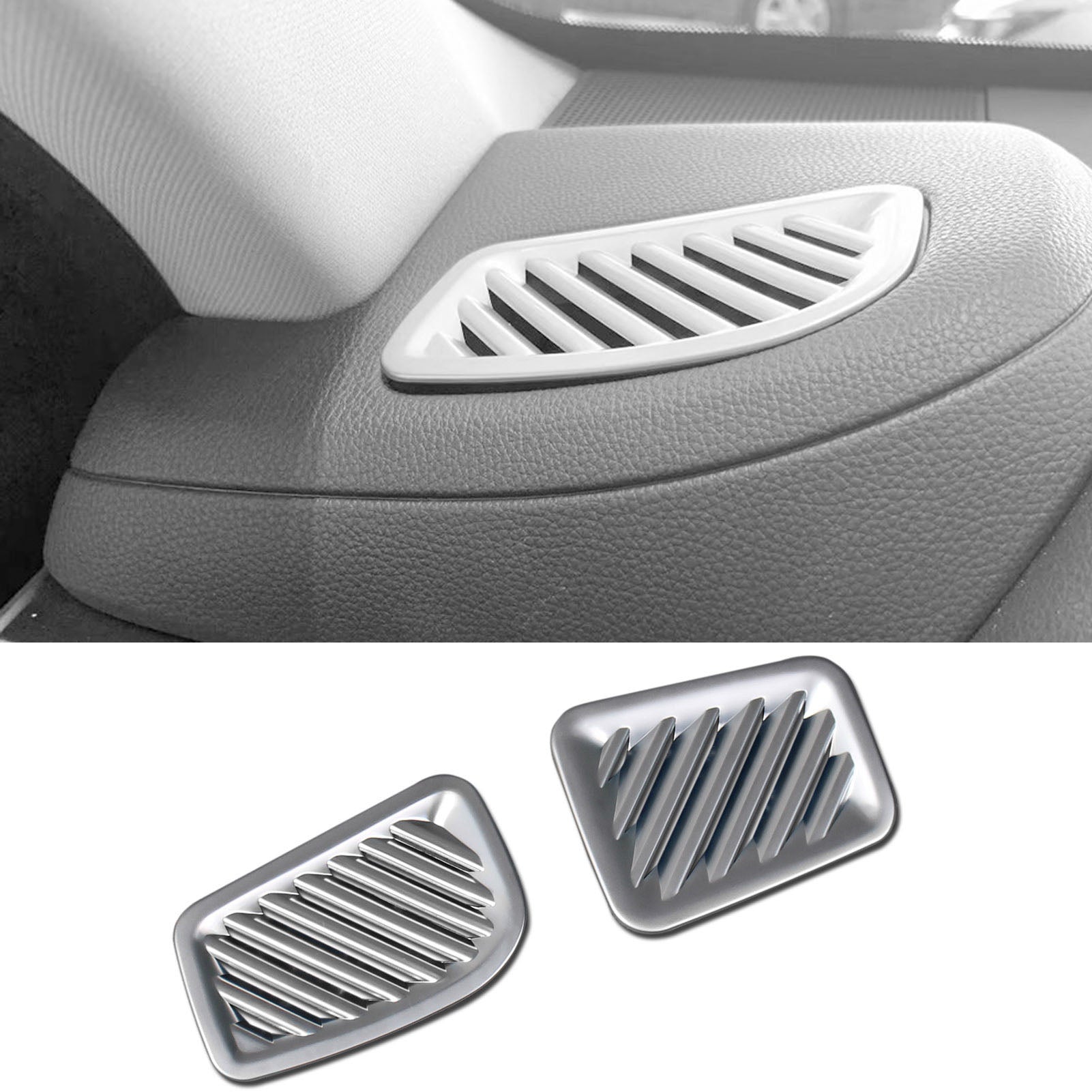 Fit for Toyota New Highlander 2020 2021 2022 2023 Interior Front Upper Air Condition Vent Outlet Cover Trims