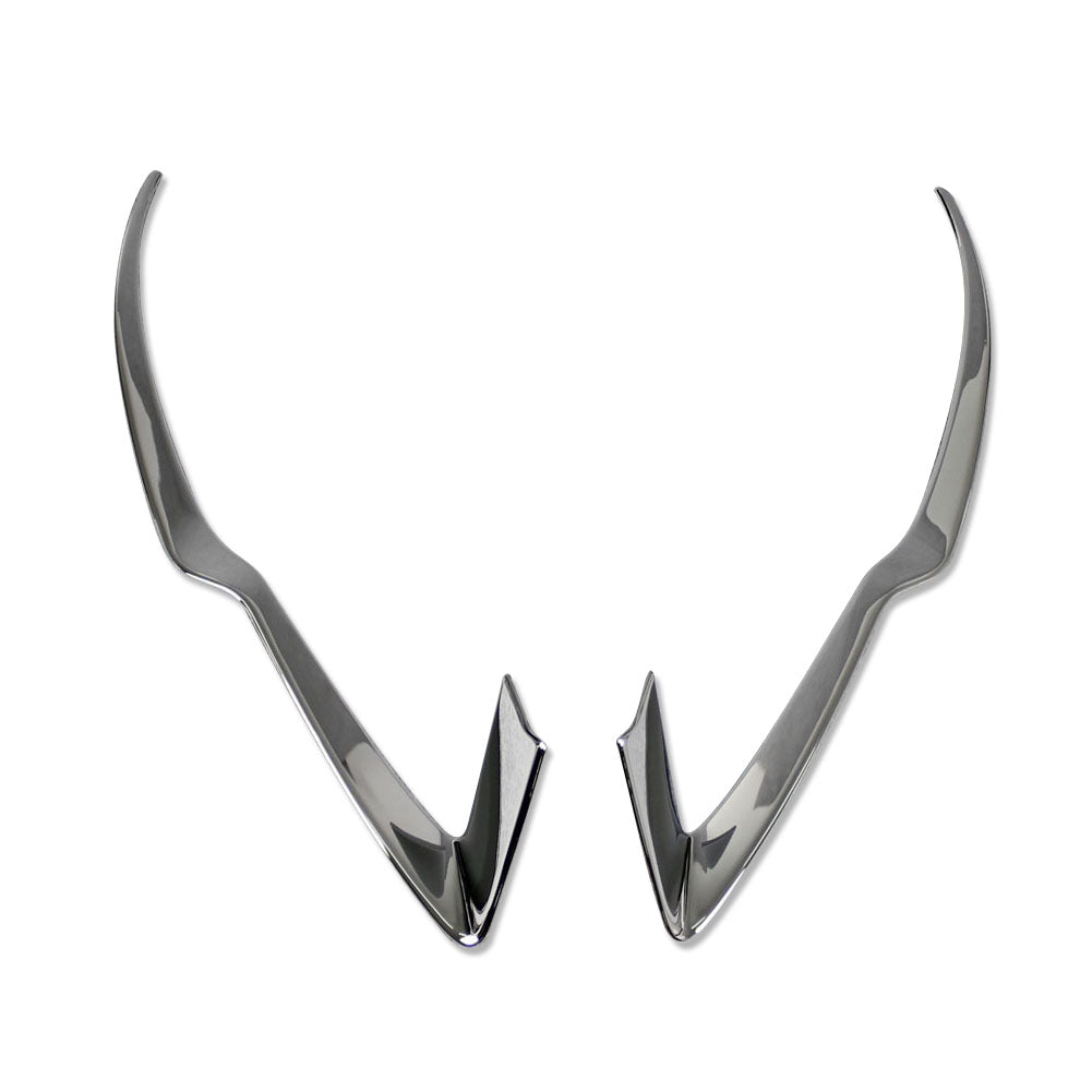 Fit for Subaru 2019 2020 2021 Forester Headlight Front Light Lamp Cover Molding Trims