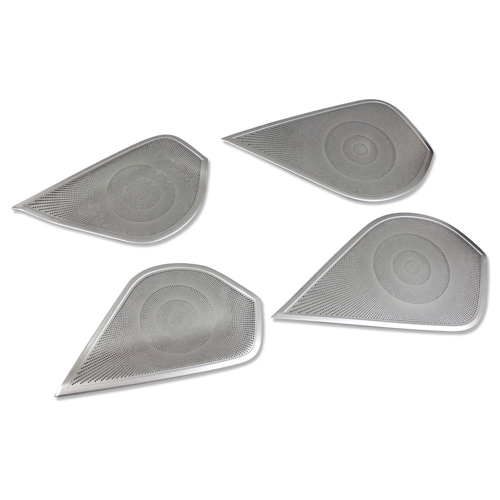 Fit For Subaru 2019 2020 2021 2022 Forester Door Speaker Sound Panel Cover Trims Stainless Steel