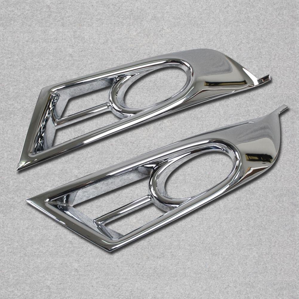 Fit for Honda 2017 2018 2019 CR-V CRV EX/EX-L/Touring Model Chrome Front Fog Light Lamp Cover Trims - beautost