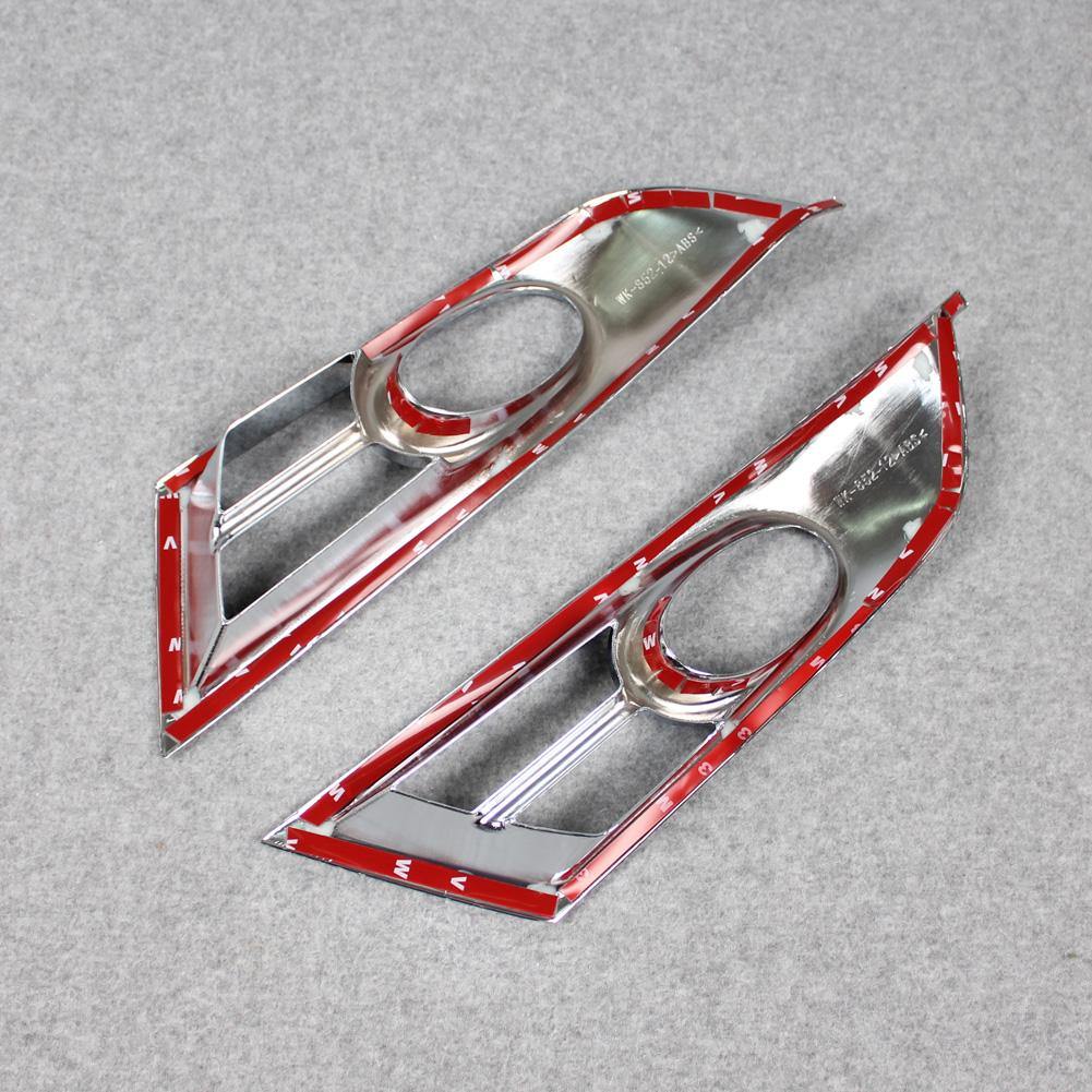 Fit for Honda 2017 2018 2019 CR-V CRV EX/EX-L/Touring Model Chrome Front Fog Light Lamp Cover Trims - beautost