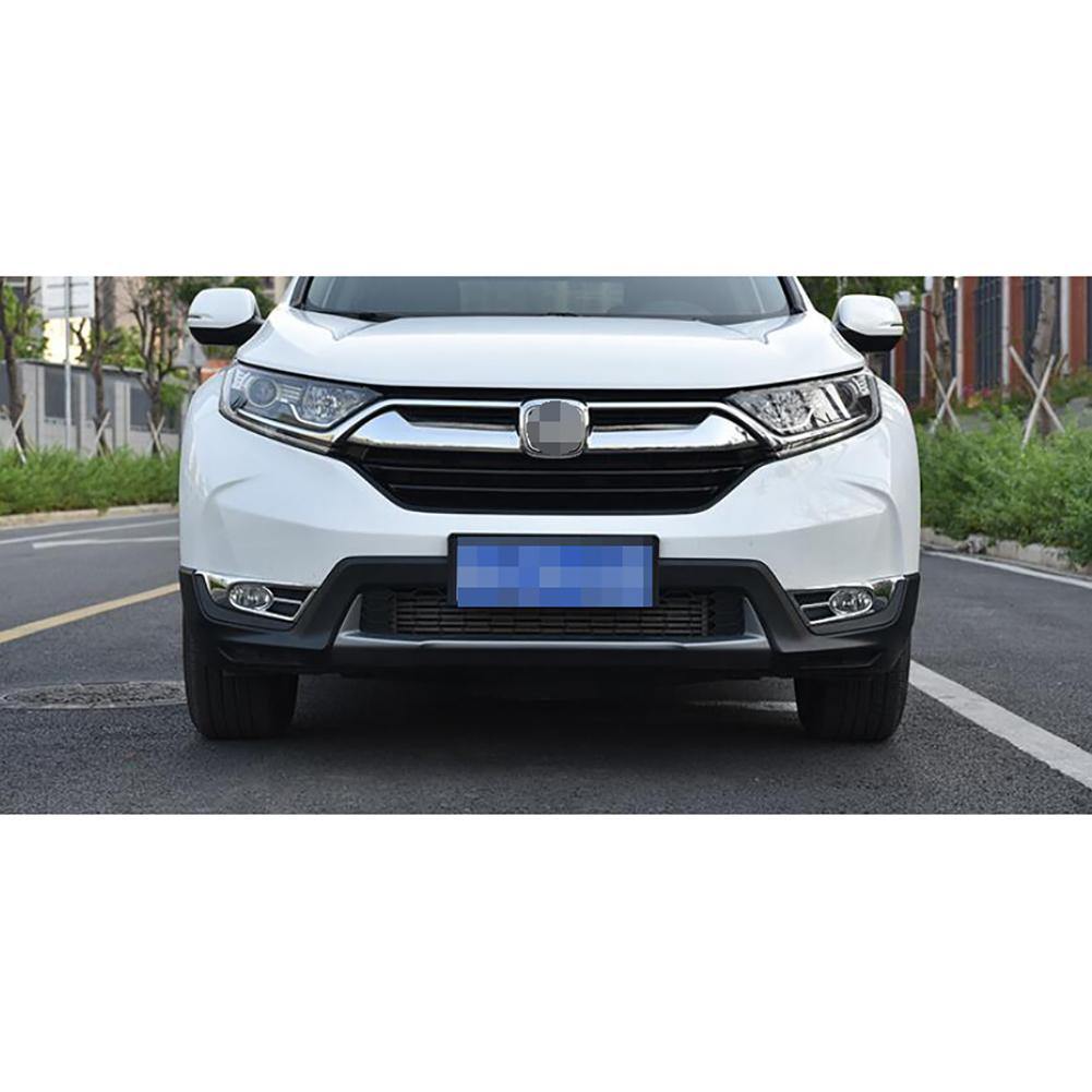 Fit for Honda 2017 2018 2019 CR-V CRV EX/EX-L/Touring Model Chrome Front Fog Light Lamp Cover Trims - beautost