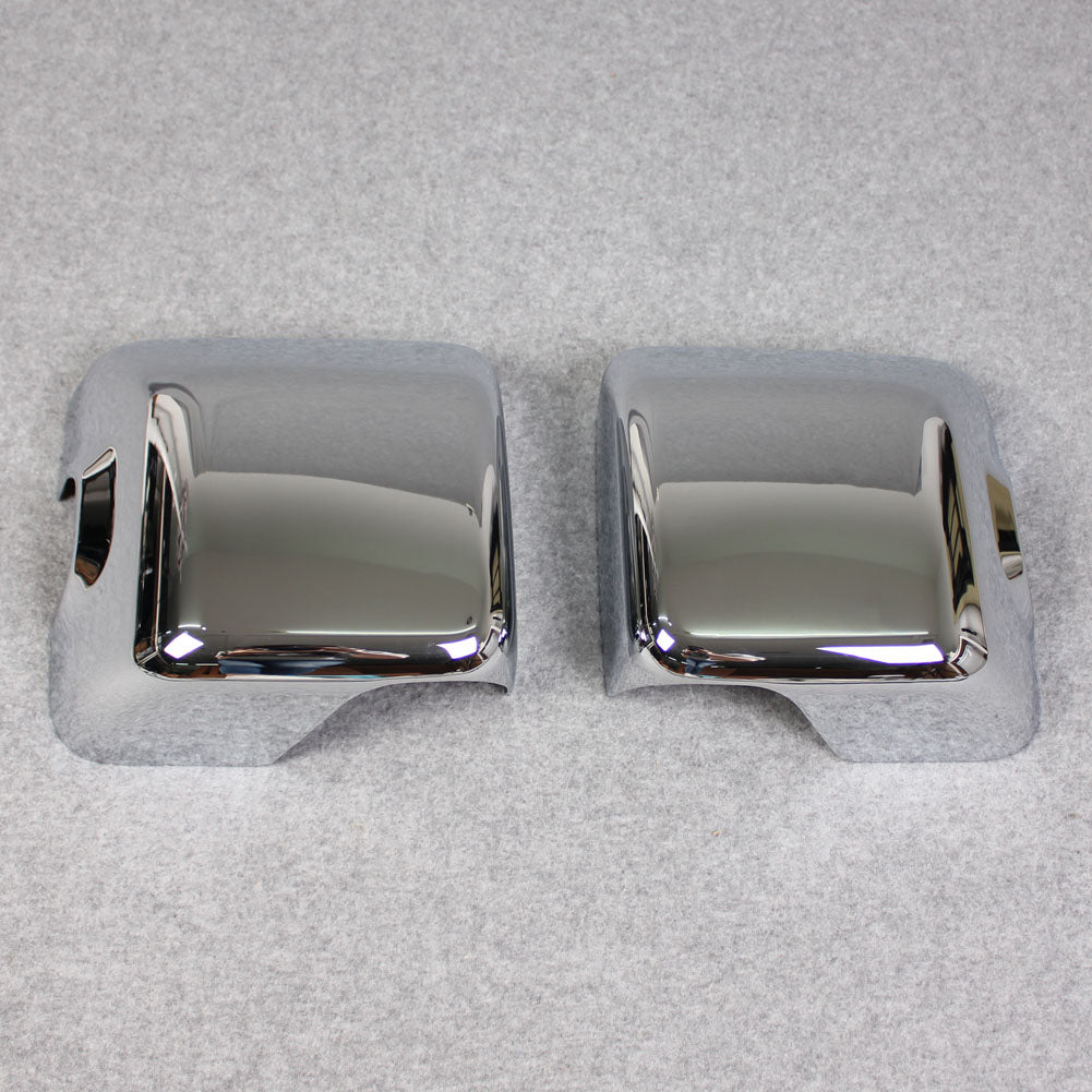 Fit For Jeep Wrangler 2018 2019 2020 2021 2022 Chrome Rear View Mirror Side Molding Cover Trim