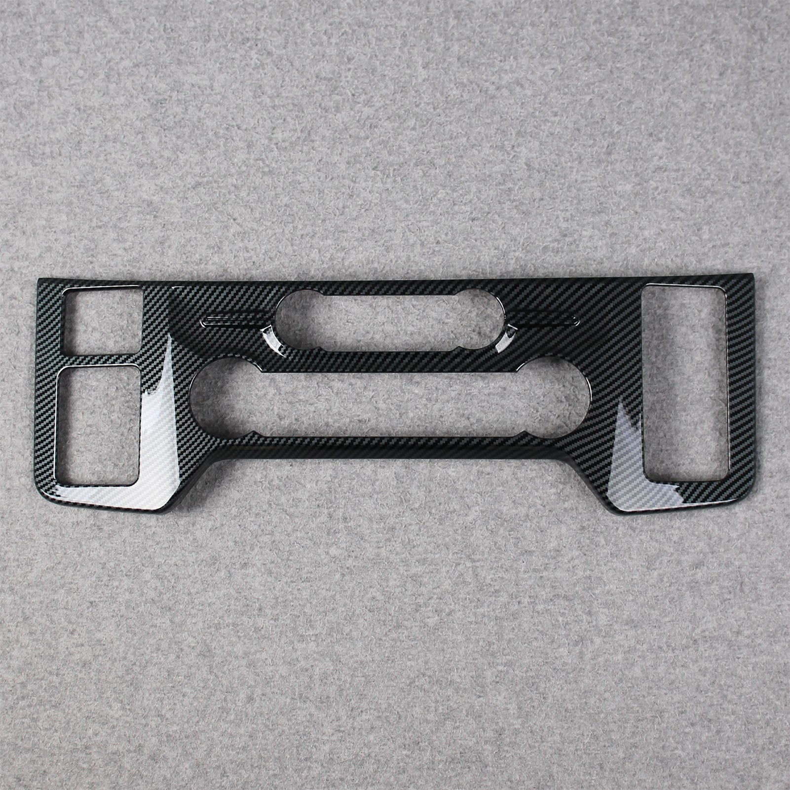 Fit for Ford F-150 2021 2022 2023 F150 Front Dashboard Panel Cover Trims Carbon Fiber Pattern (Air Conditioner Switch Panel Cover)