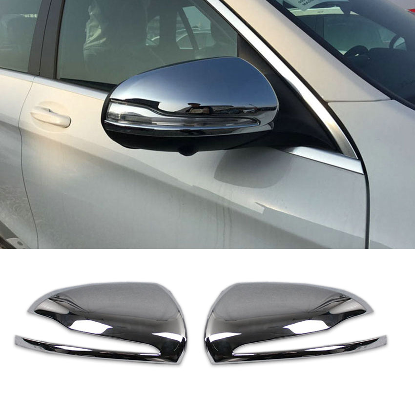 Fit for Mercedes Benz GLC GLC300 2016 2017 2018 2019 2020 2021 2022 Rear View Mirrors Side Molding Cover Trims