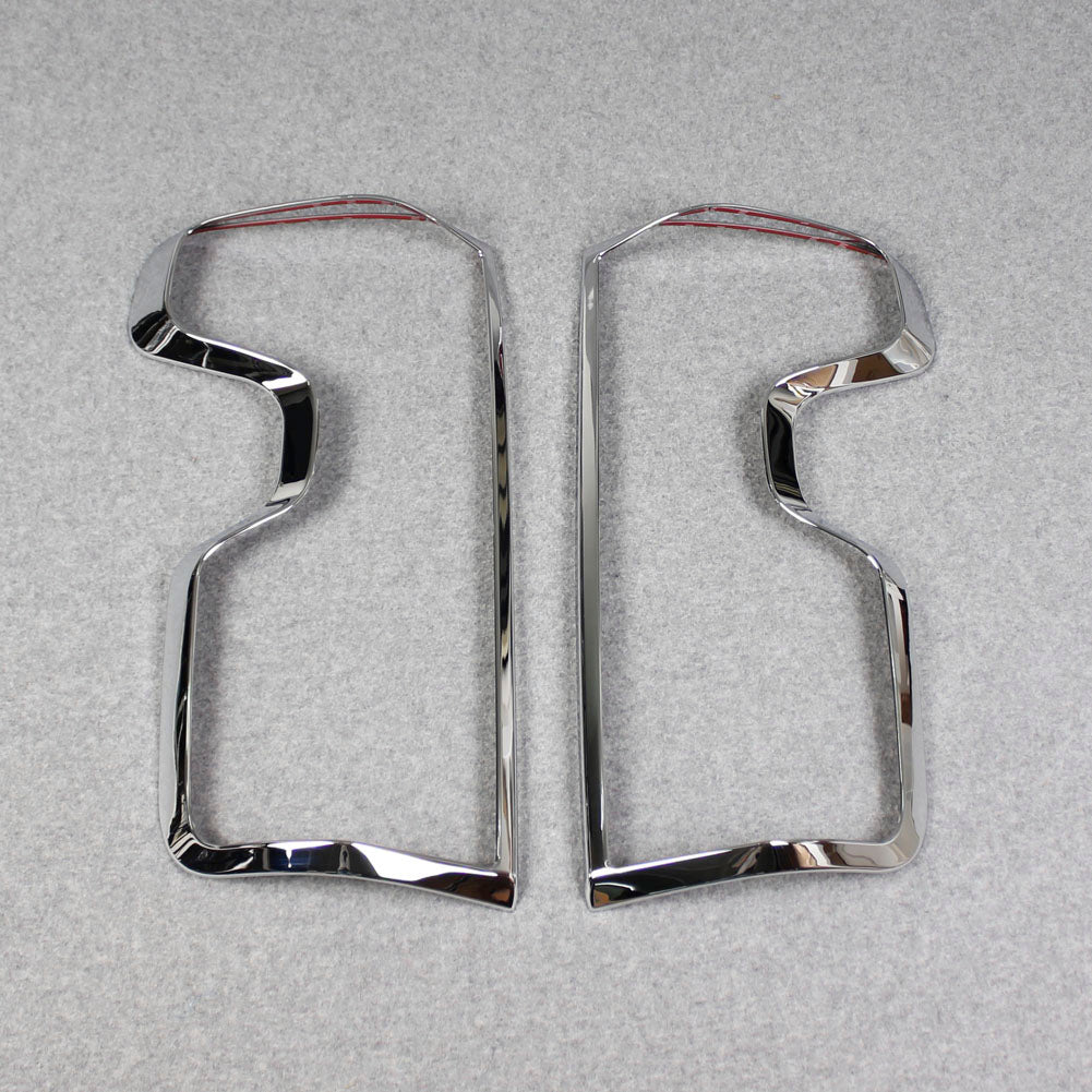 Fit for Chevrolet New Silverado 2019 2020 2021 2022 2023 2024 Chrome Tail Light Lamp Cover Trims