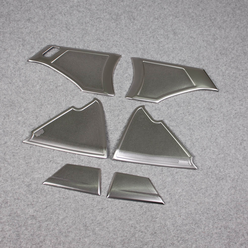 Fit for 2019 2020 2021 2022 Mazda 3 Axela Door Speaker Sound Panel Cover Trims Stainless Steel