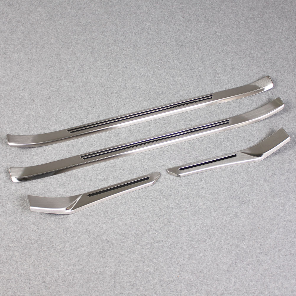 Fit for Subaru Forester 2019 2020 2021 2022 Door Sill Scuff Plate Guard Cover Trims Stainless