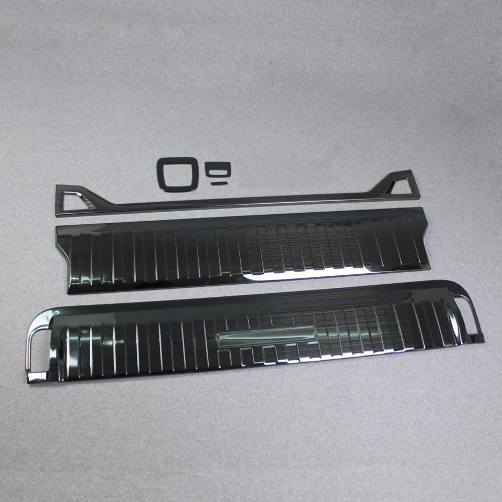 Fit for BMW 2019 2020 2021 New X5 G05 Rear Inside Bumper Sill Plate Guard Cover Trim Stainless Steel